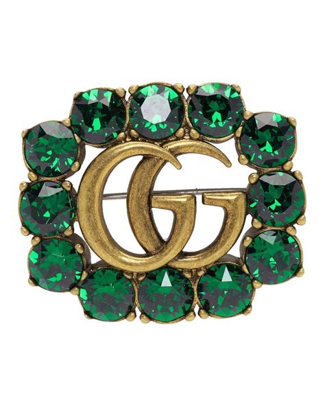 gucci broach green|Gucci Double.